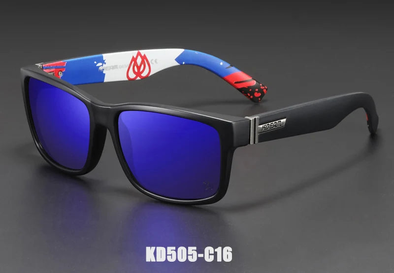 Lunettes de soleil sport polarisées — couleurs choquantes, conduite extérieur, photochromiques, avec boîte