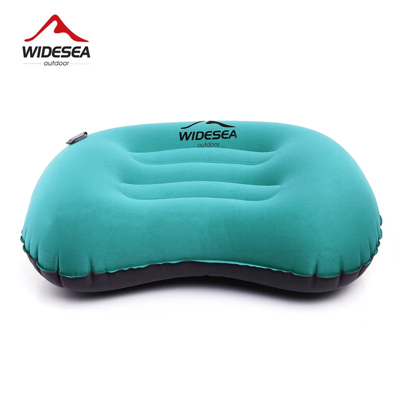 Widesea – oreiller gonflable Portable, équipement de Camping, coussin d'air pliable et compressible, protection extérieure, équipement de couchage pour le tourisme