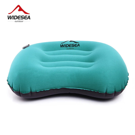Widesea – oreiller gonflable Portable, équipement de Camping, coussin d'air pliable et compressible, protection extérieure, équipement de couchage pour le tourisme