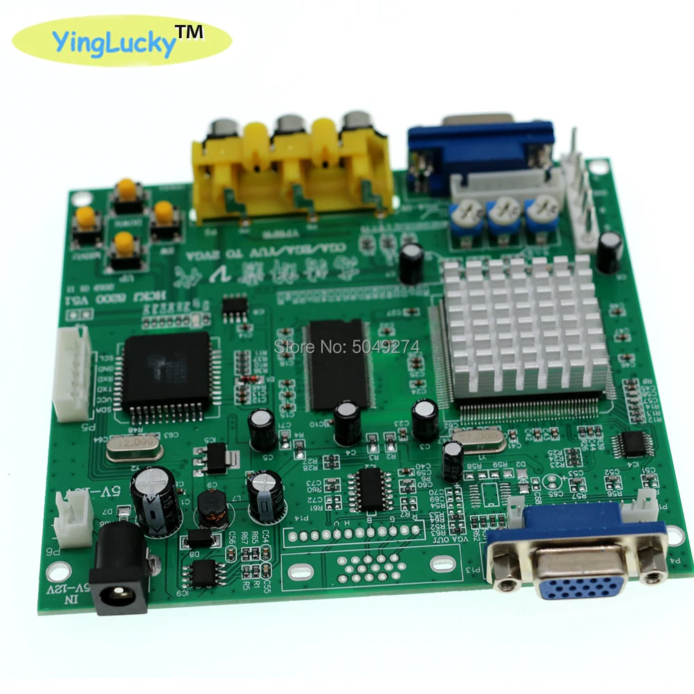 Jeu d'arcade RGB/CGA/EGA/YUV vers double VGA HD, carte adaptateur de convertisseur vidéo GBS-8220