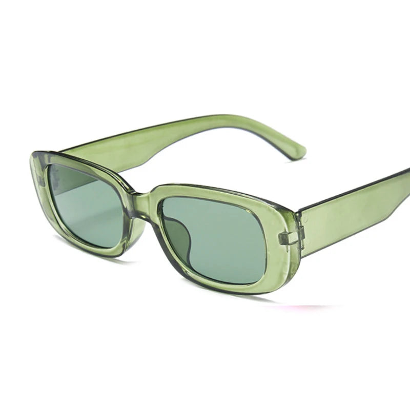 2021 Luxury Brand Women's Square Sunglasses Travel Small Rectangular Sunglasses Retro Fashion