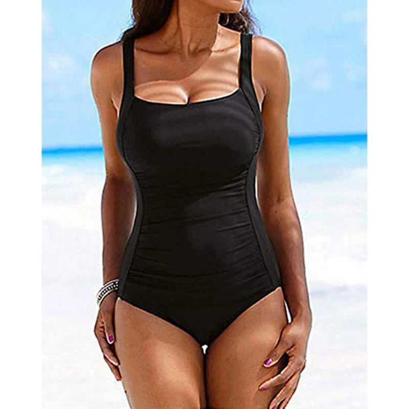 Maillot de bain une pièce Sexy pour femmes, Push Up, grande taille, contrôle du ventre, Monokini, vêtements de plage, Vintage, 2024