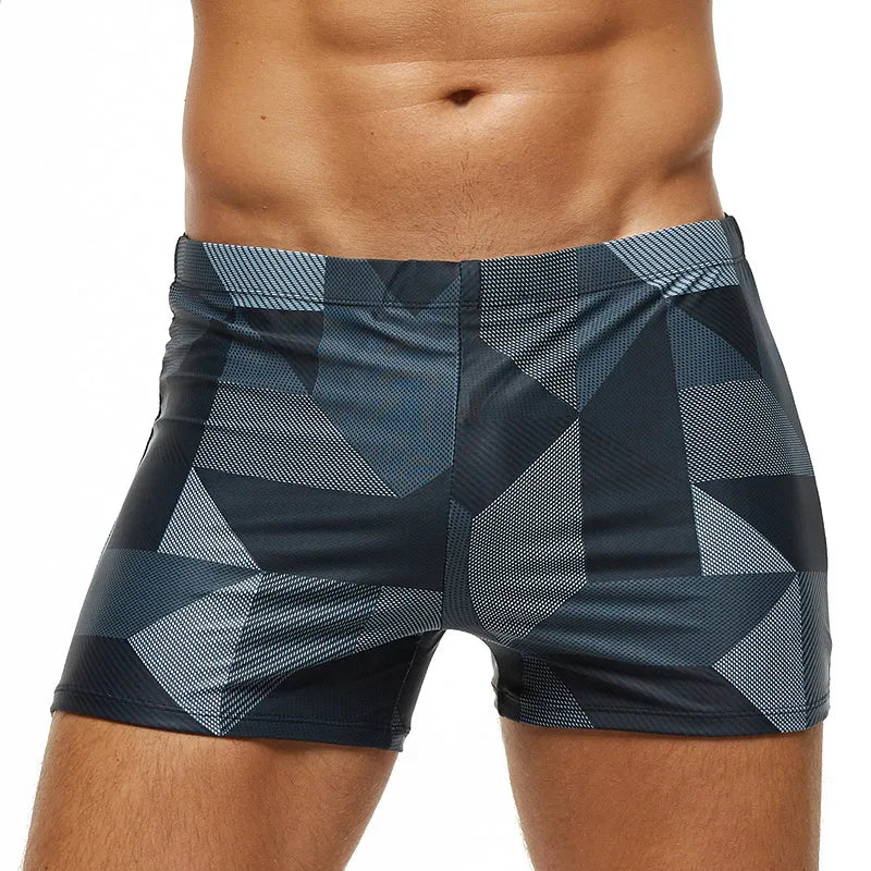 ESCATCH Maillot de Bain Homme Grande Taille 2023 — Imprimé Mode, Élastique, Coussinet