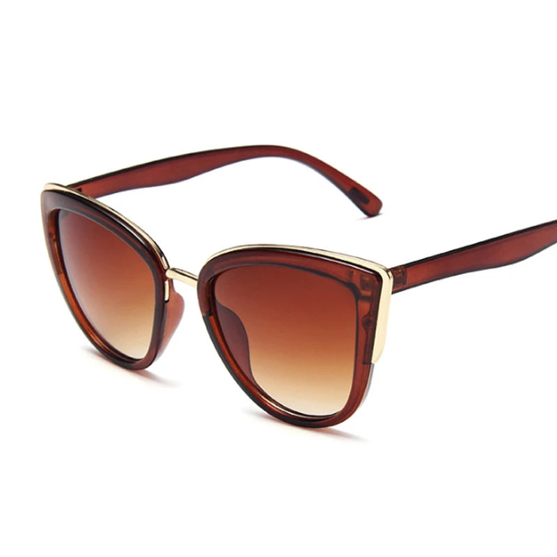 Women's Cat Eye Sunglasses, Classic Mirror, Vintage, Cat Eye Frame, Nickel, Outdoor