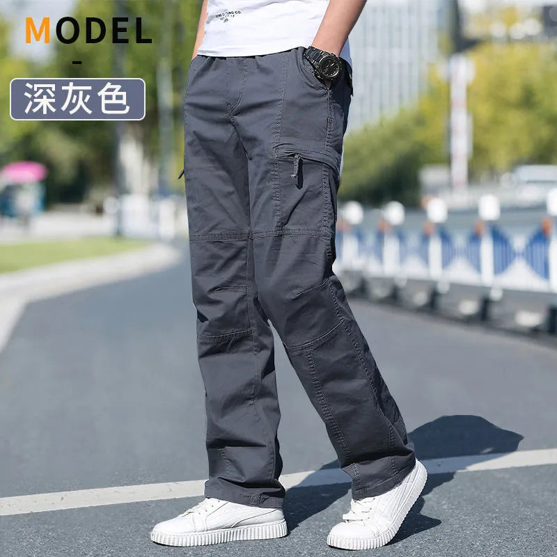 Pantalon Cargo homme été printemps coton vêtements de travail nouveau en grande taille 6XL décontracté escalade Joggers pantalons de survêtement Hombre automne pantalon