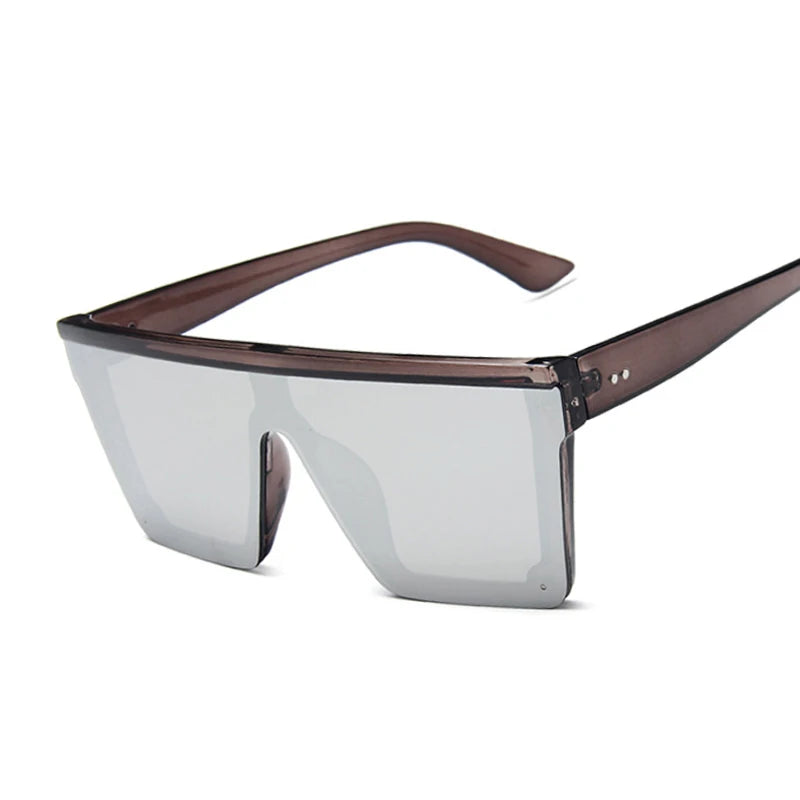 Lunettes de soleil rétro vintage carrées noires — hommes et femmes, mode