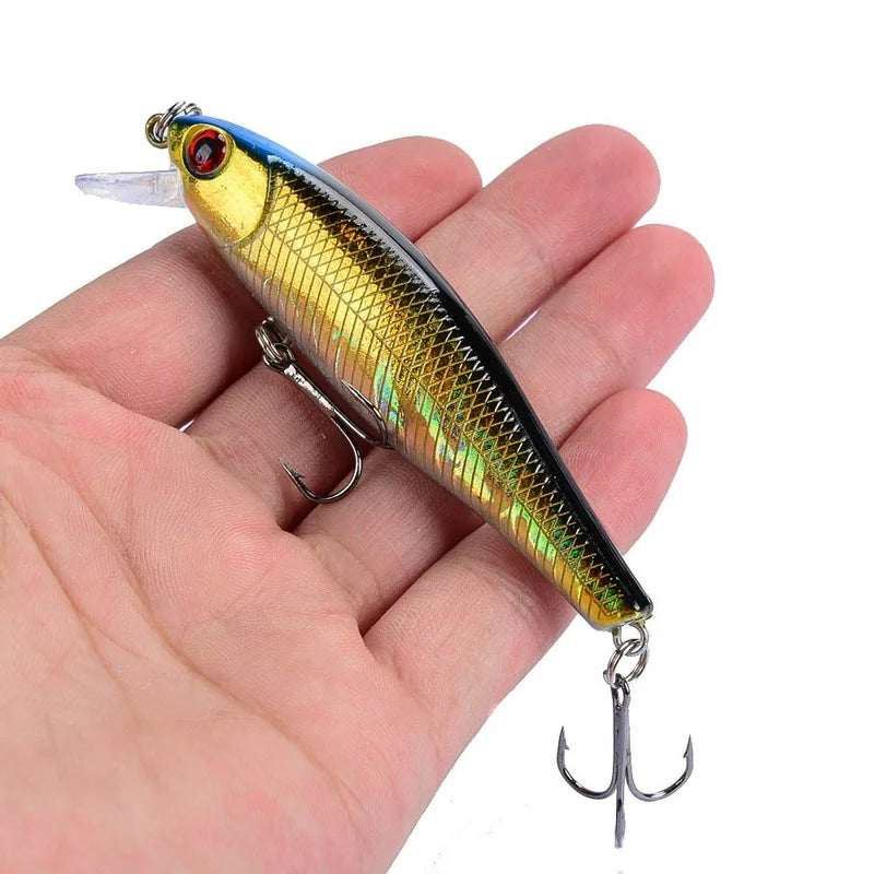1 pièces japon modèle chaud coulant méné leurres de pêche 8.5 cm 9.2g Jerkbait bar brochet Carkbait Wobblers nageur appât professionnel