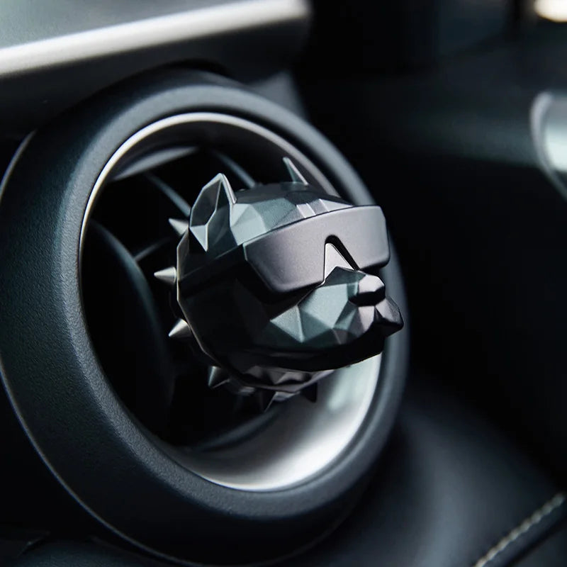 Sin perfume Bulldog ambientador de coche ambientador de coche decoración Auto Geur Clip bulldog perfume Perfume Coche difusor de coche