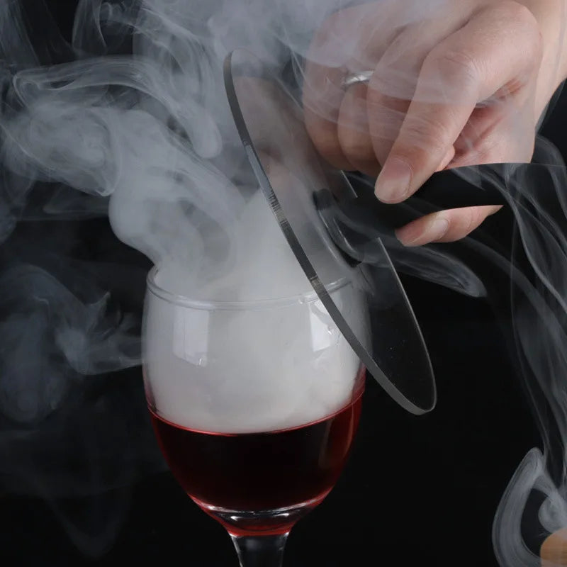 Hotte à fumée de Cuisine moléculaire, couvercle de qualité alimentaire, couvercle en dôme pour pistolet à fumeur, accessoire infuseur de fumée, gâteau, Steak, plat de Cuisine