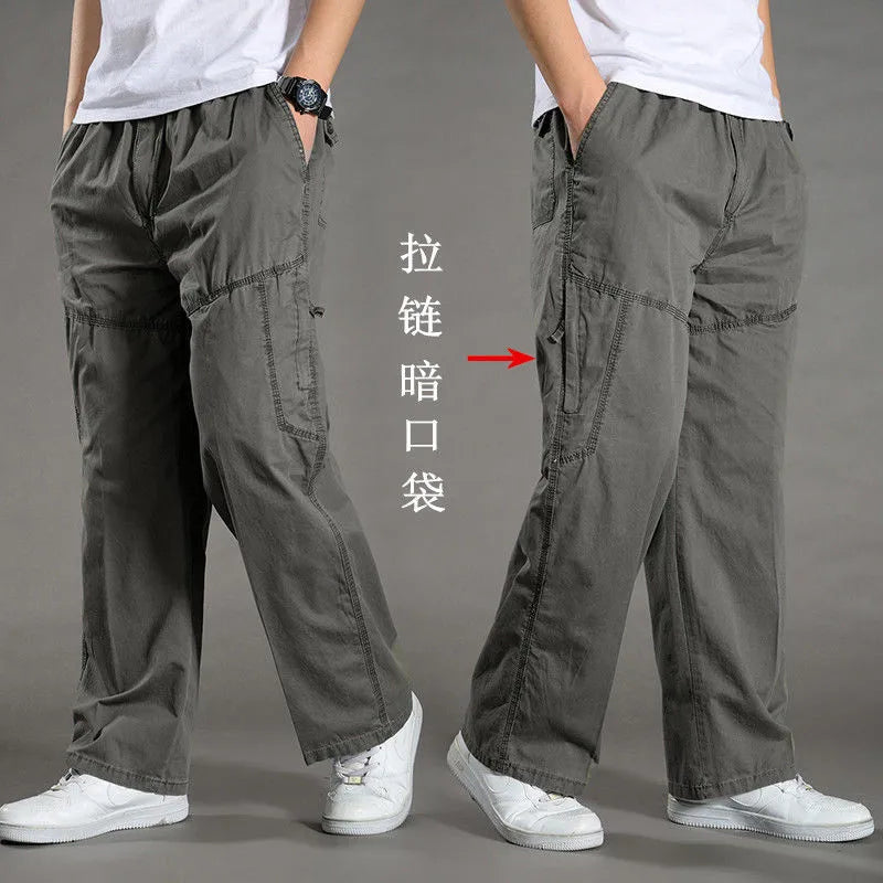 Pantalon Cargo homme été printemps coton vêtements de travail nouveau en grande taille 6XL décontracté escalade Joggers pantalons de survêtement Hombre automne pantalon