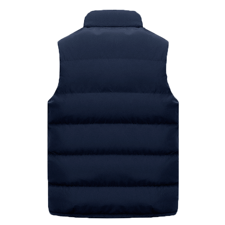 GlaJacket-Veste à col montant pour homme, manteau à fermeture éclair imperméable, gilet décontracté, vêtements de marque, chaud, hiver, automne