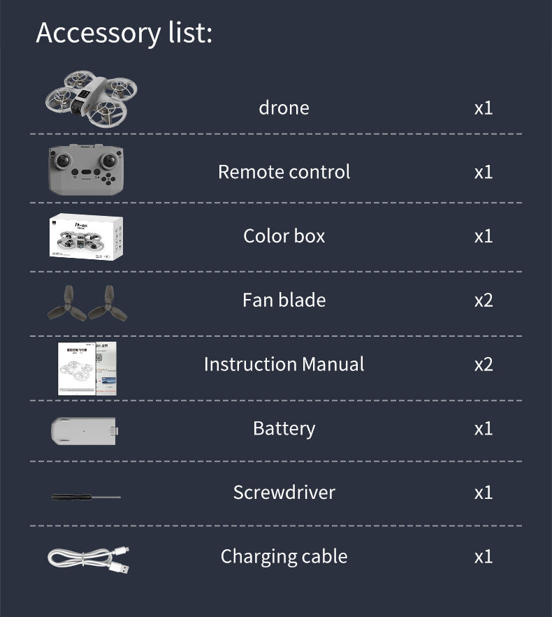 Drone professionnel 8K caméra HD — 5G WiFi, écran télécommande, évitement aérien, quadrirotor UAV