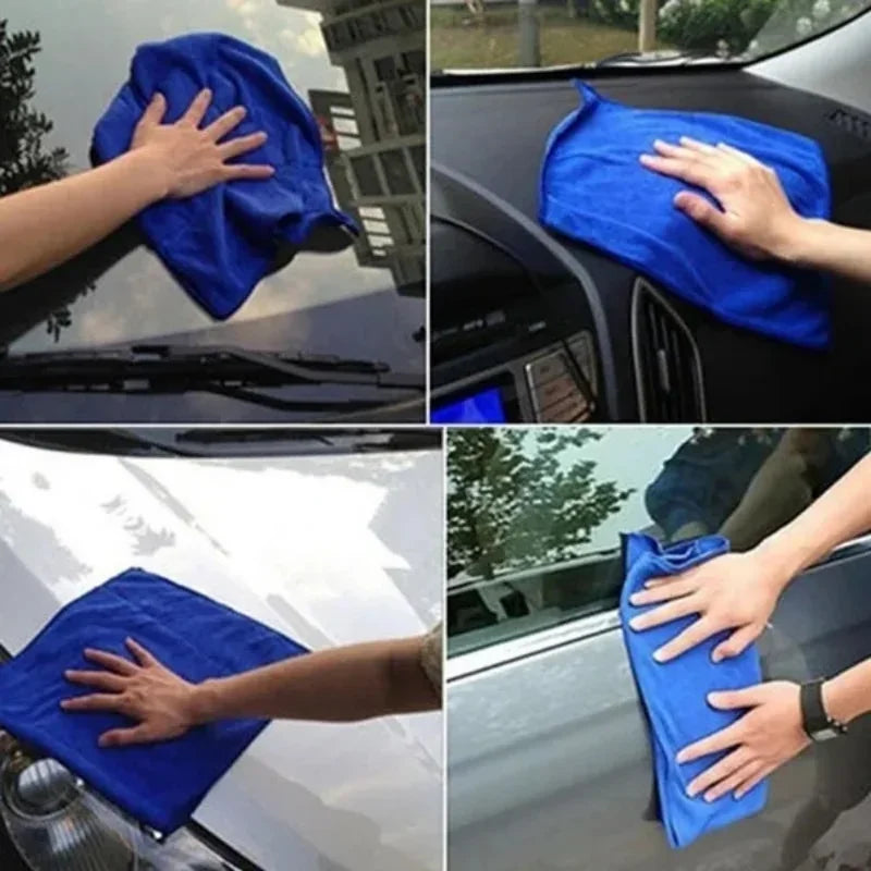 Car Wash Microfiber Towels, Drying Cloth, Household Cleaning Rags, Auto Detailing Polishing Cloth, Home Cleaning Tools, 1-20PCS
