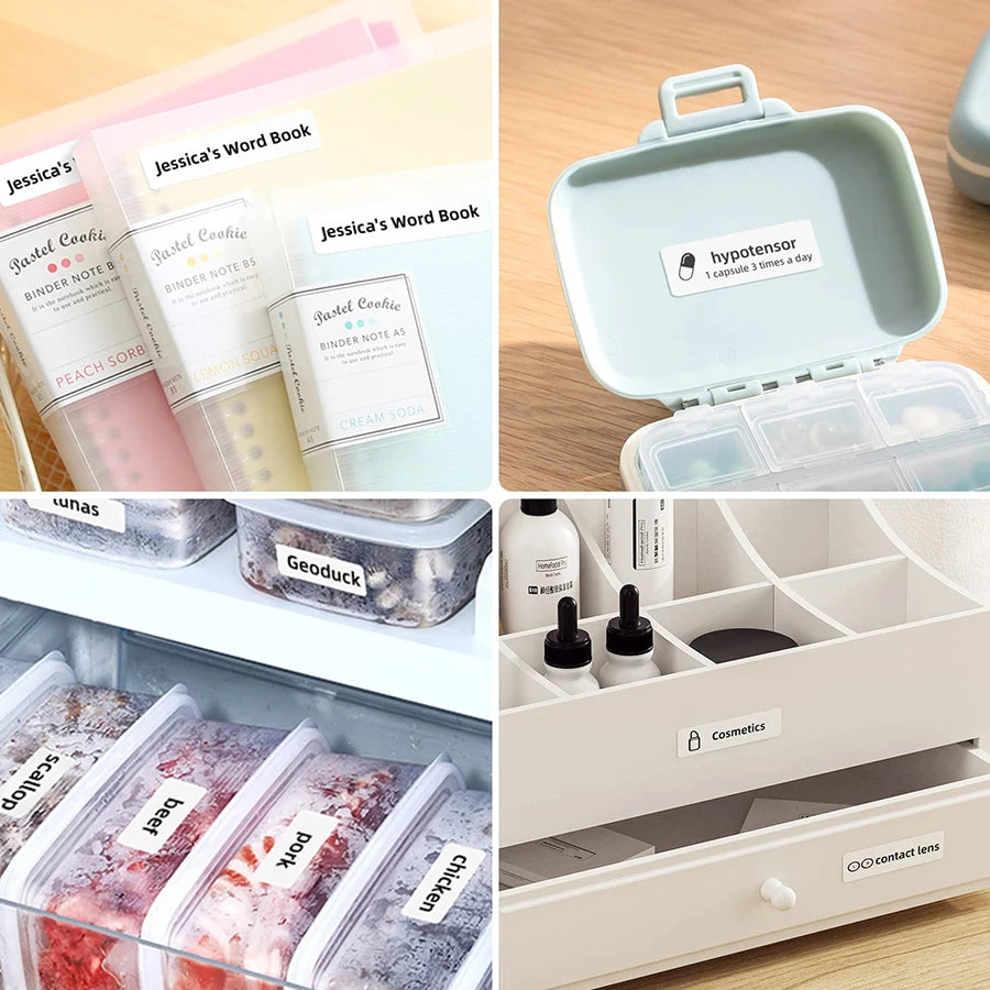 Niimbot D110 Mini Portable Thermal Printer Inkless Self-Adhesive Label Maker Sticker Printer Labeler Labeling Machine