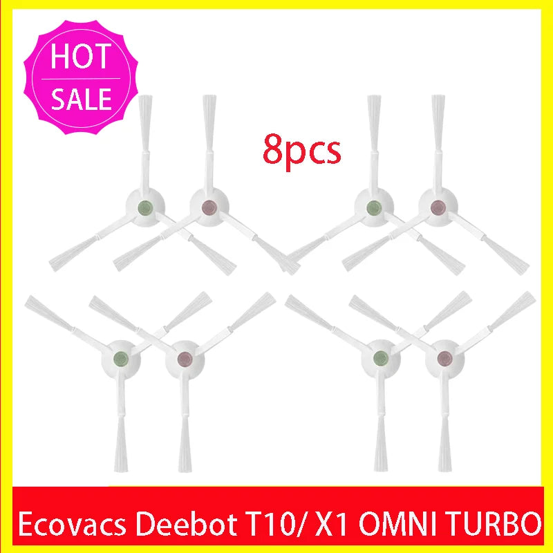Ecovacs Deebot X1 OMNI / T10 OMNI Robot Vacuum Cleaner Spare Parts, Rubber/Side Brush, Cover, Hepa Filter, Mop Cloth, Dust Bag