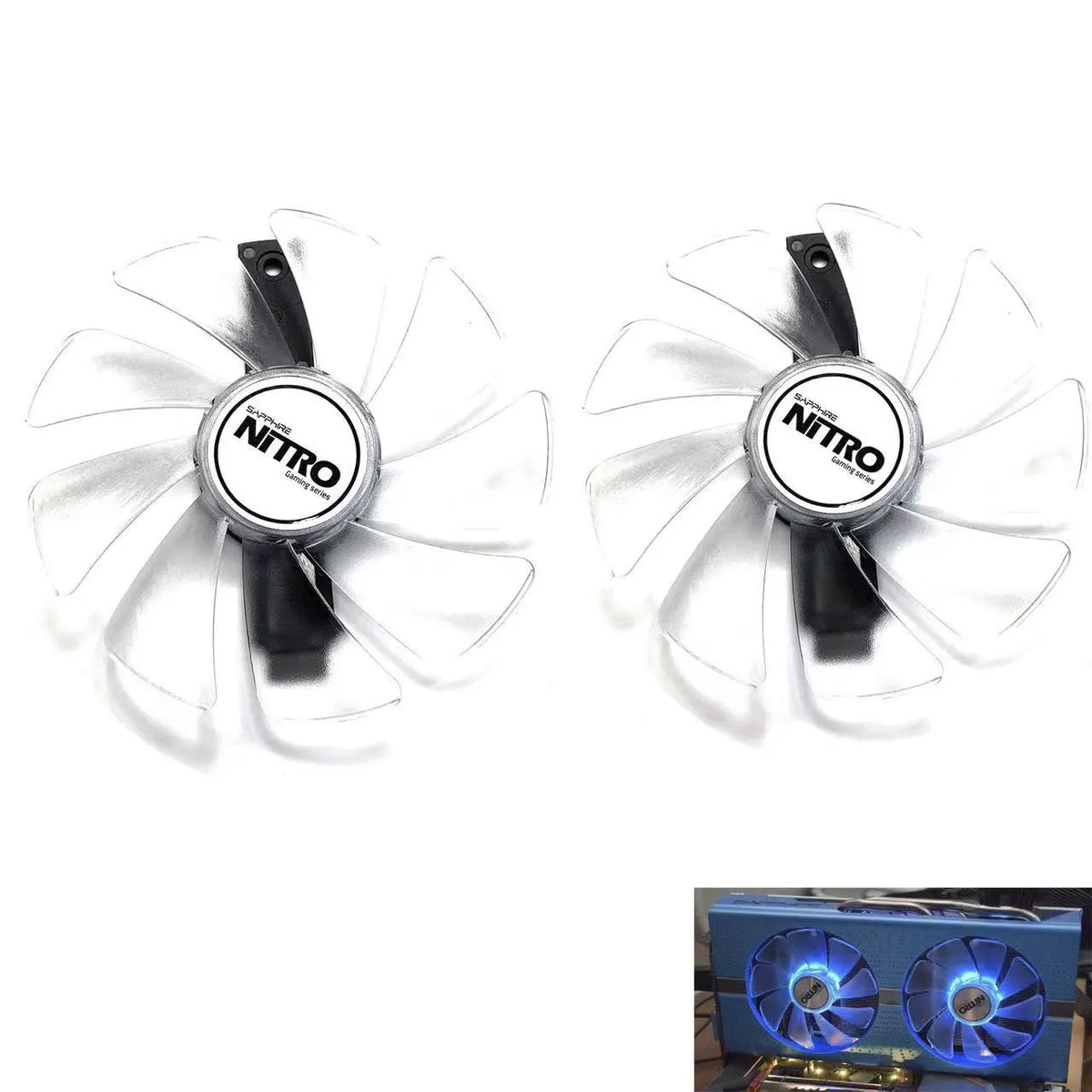 Ventilateur GPU CF1015H12D, pour saphir Nitro jas590 jas580 8G, cochon clocking jas480 8G jas570 4G RX 470 4G GDDR5, nouveau, 95mm