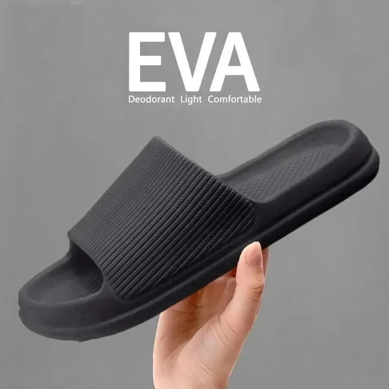 Zapatillas de Ducha Antideslizantes de EVA con Suela Suave y Masajeador para Hombres y Mujeres, Parejas, Impermeables, Casa, Ocio, Baño, Moda