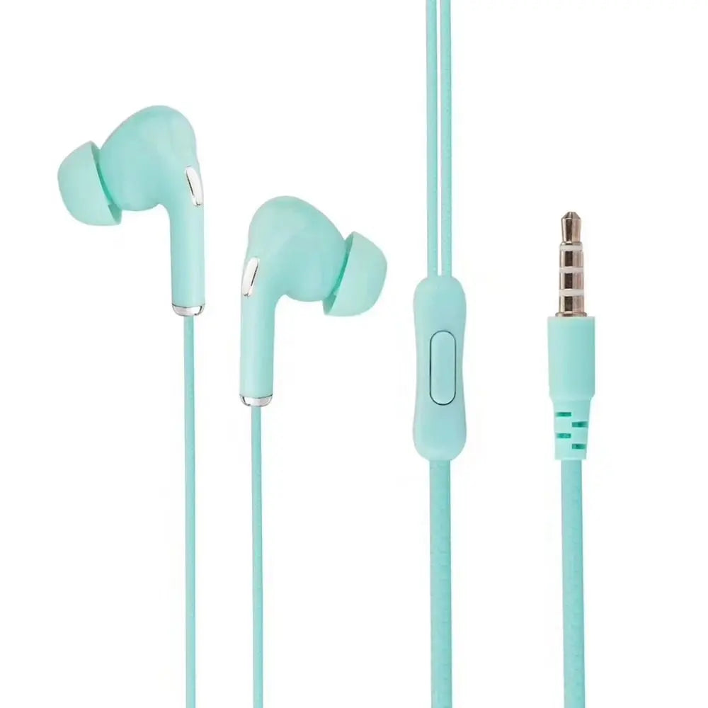 Écouteurs filaires haute définition avec micro, contrôle intra-auriculaire, casque de sport portable, écouteurs filaires pour mobile le matin, 3.5mm