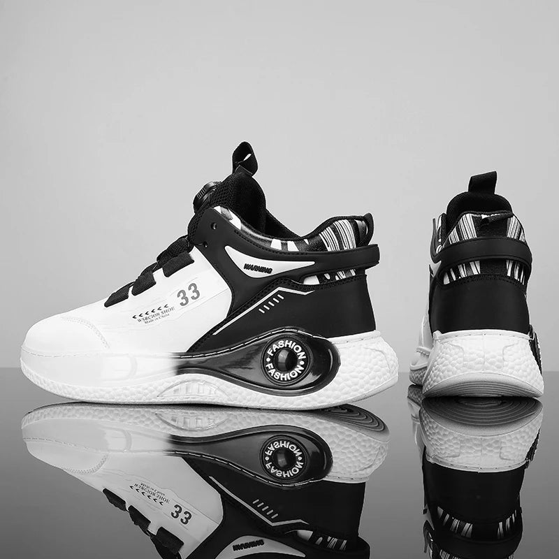 Zapatillas cómodas a juego para hombre, con cordones, giratorias, duraderas, para actividades al aire libre