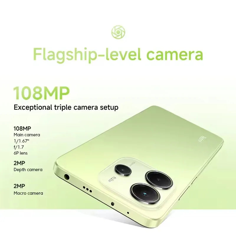Version Globale Redmi Note 14 4G Smartphone MediaTek Helio G99-Ultra NFC Appareil Photo 108MP Écran AMOLED 6,67'' Batterie 5500mAh