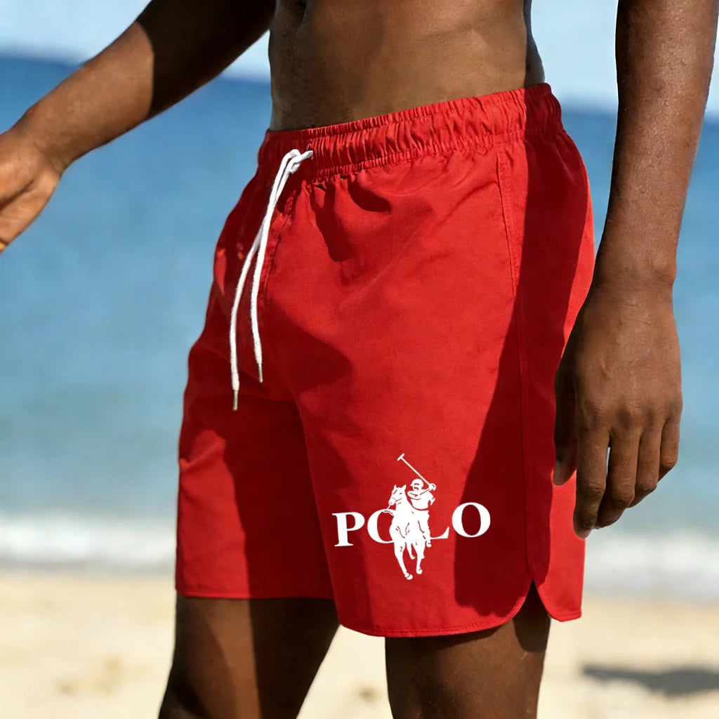 Short de Plage Imprimé Homme — Léger, Respirant, Séchage Rapide, Natation & Vacances