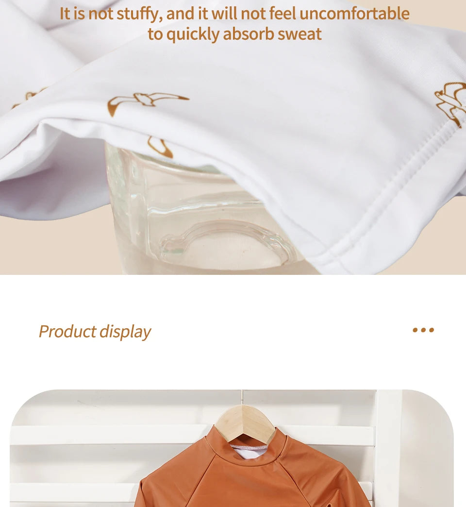 Elinfant été bébé garçons fille à manches longues maillot de bain à la mode mignon piscine maillots de bain