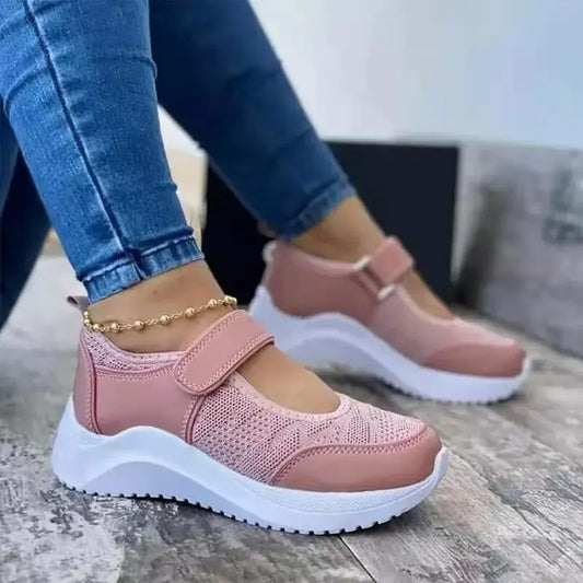 Chaussures de Danse Été Femme — Baskets Maille Respirante Plateforme