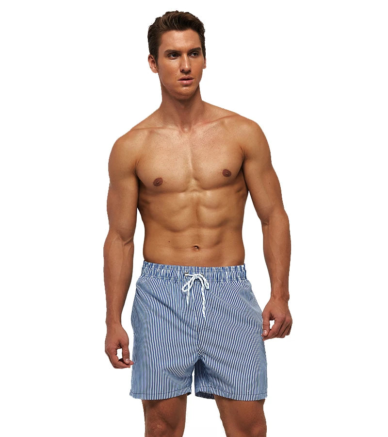 DATIFER été hommes plage impression Shorts maillots de surf Fitness entraînement troncs vêtements de sport pour hommes avec poches pantalons