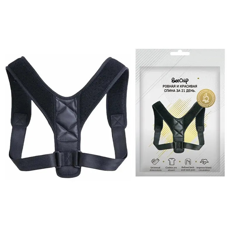 Ceinture Correcteur de Posture Dos Unisexe — Prévention Voussure, Maintien Assis, Respirant