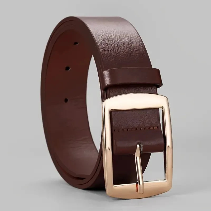 Nouvelle ceinture de luxe pour hommes ceinture en cuir PU boucle ardillon en métal de haute qualité marque célèbre concepteur ceinture de taille pour jean grande taille