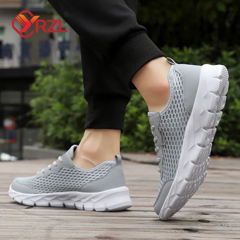 Zapatillas de tenis YRZL para hombre, zapatillas deportivas ligeras de alta calidad, transpirables, para exteriores, para correr, caminar, deportivas, para hombre