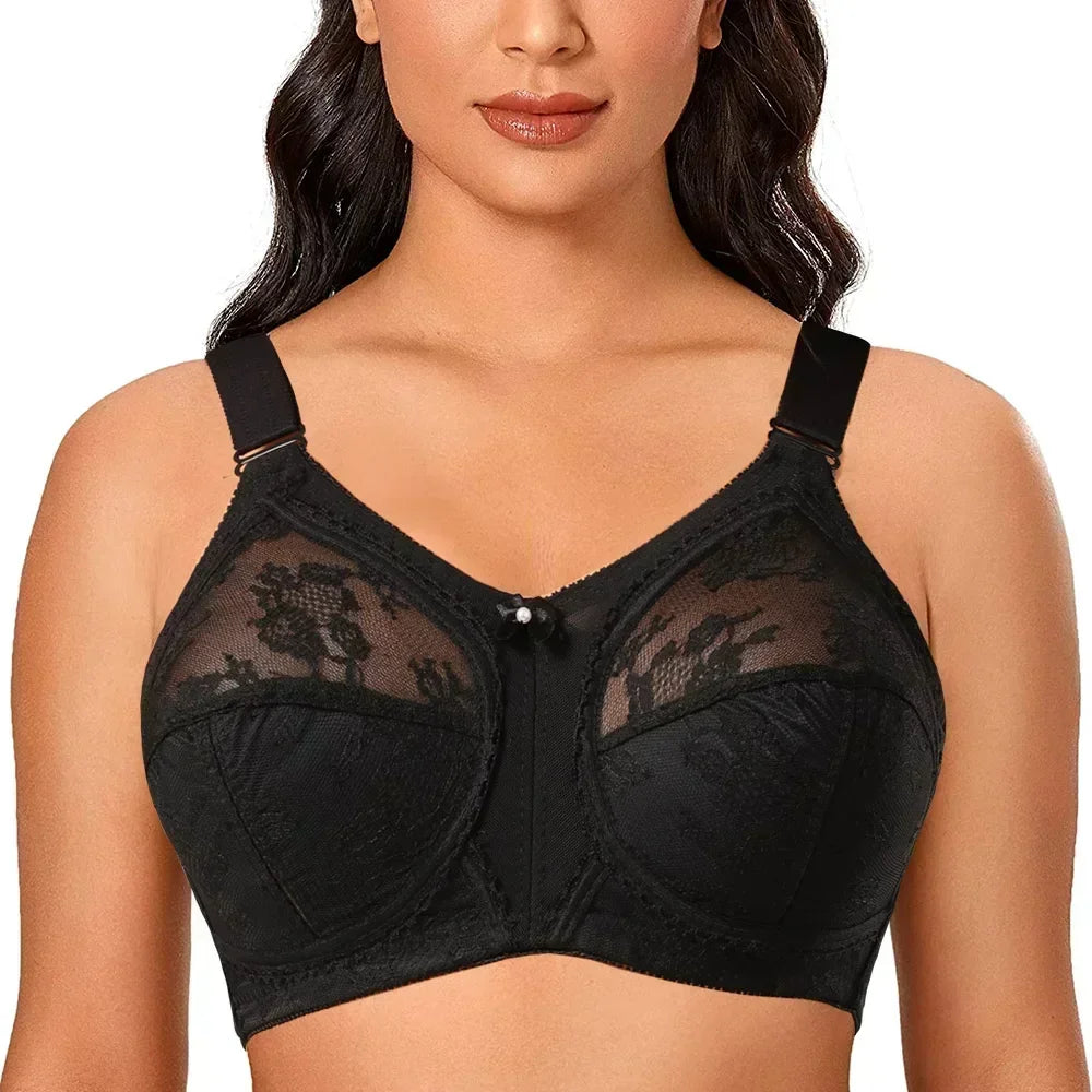 Soutien-gorge Minimiseur Grande Taille en Dentelle — Maintien & Confort