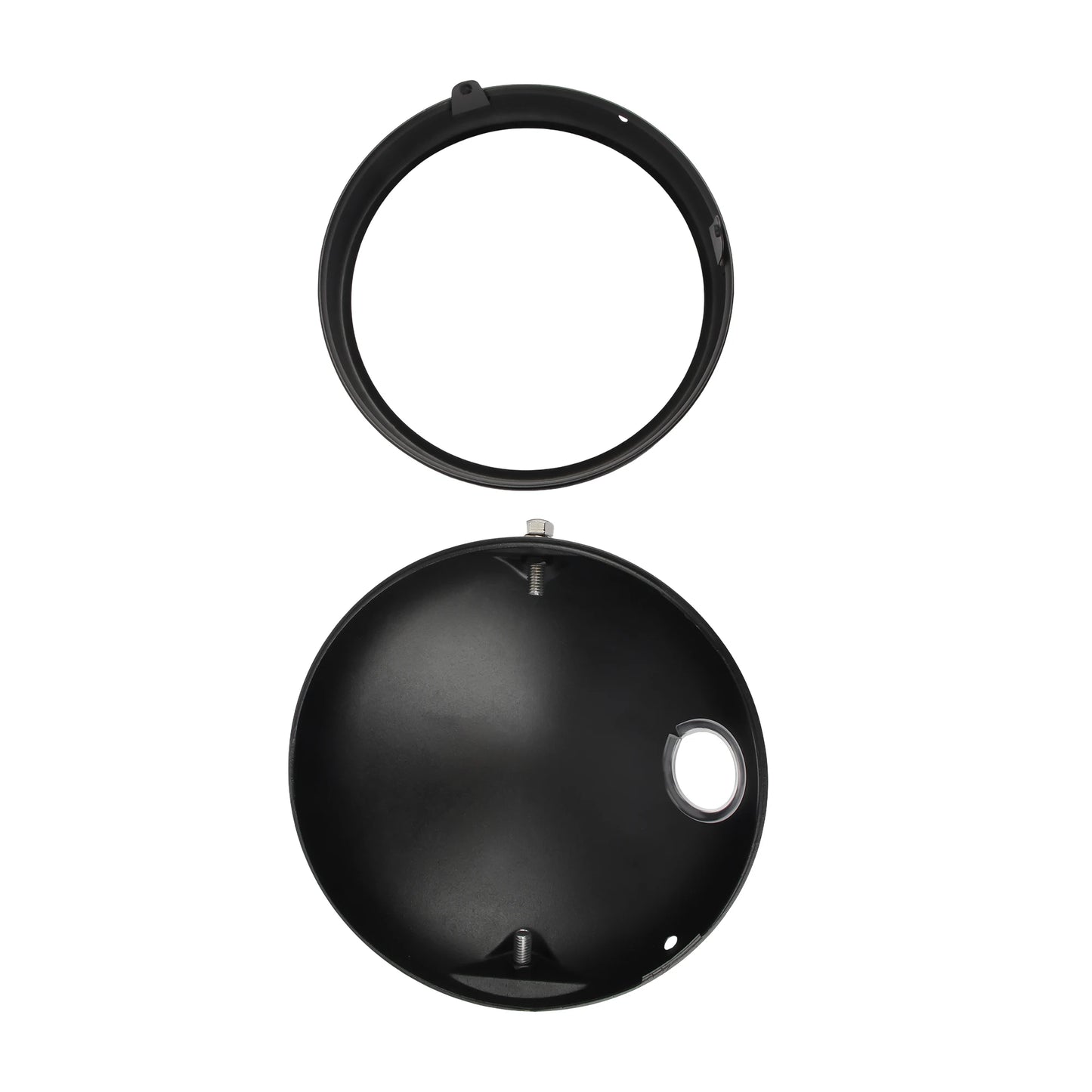 Boîtier universel phare LED moto 5,75/7 pouces — support de base modifié, rétro