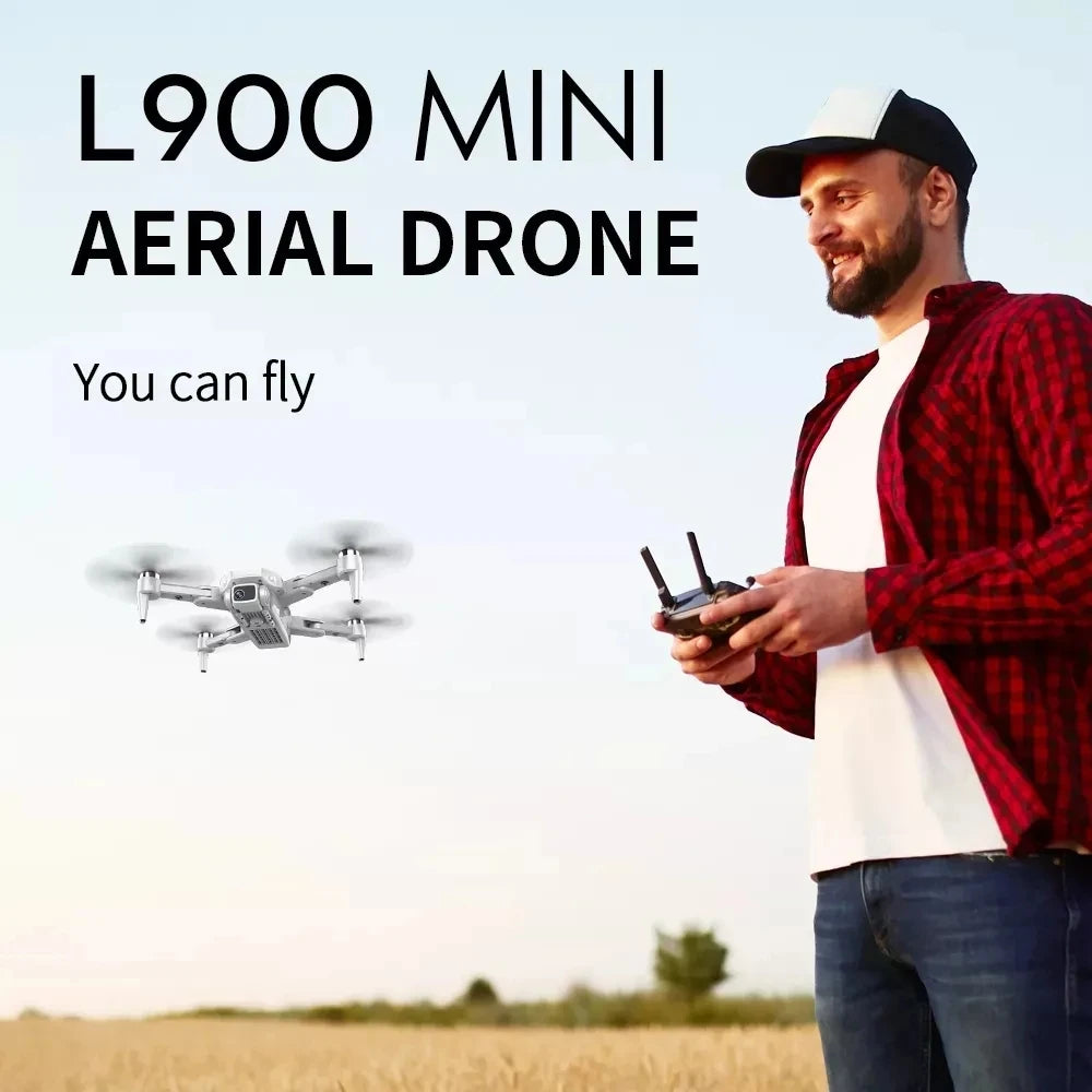 Drone L900 Pro 4K Professional 5G GPS HD Dual Camera Brushless Photography Foldable Quadcopter RC Distance 1.2KM Toy Drones