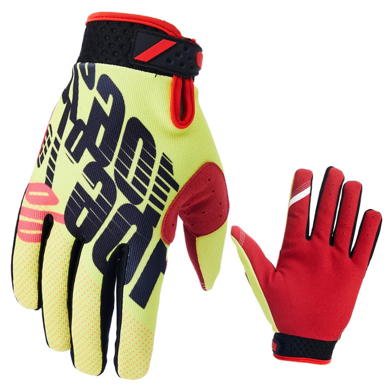 Gants de moto avec support d'écran tactile pour hommes et femmes, sports de plein air, tout-terrain, descente, VTT, DH, MX, VTT