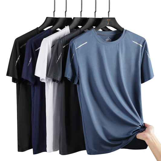 T-Shirt Sport Séchage Rapide Homme — Randonnée Pêche Élastique Extérieur