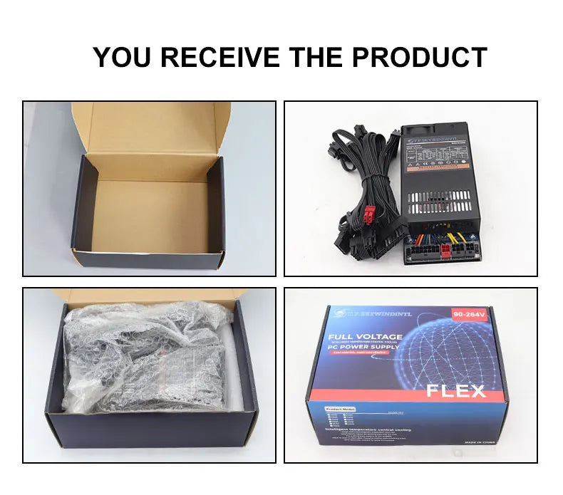 400w alimentation PSU Flex petit 1U pour ATX 12v prenant en charge GPU 110V 220V puissance muet Super Dissipation thermique alimentation