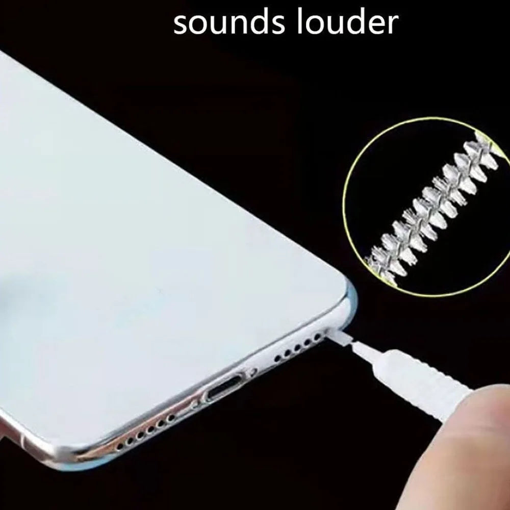 Kit de nettoyage anti-poussière pour port de chargement téléphone — brosse clavier ordinateur