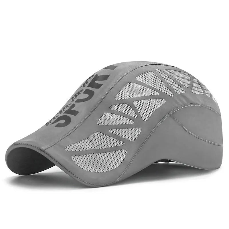 Chapeau de Sport Alphabet pour hommes, nouveau chapeau d'été en maille respirante, ombre à séchage rapide, casquette de protection solaire d'extérieur