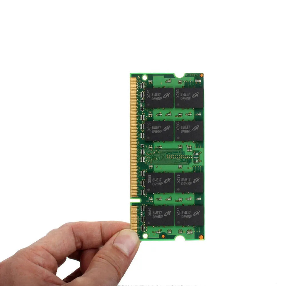 Mémoire Crucial pour ordinateur portable RAM DDR2 2GB 4GB (2x2GB) 667MHz 800MHz mémoire SODIMM PC2-5300 PC2-6400 Non ECC sans tampon pour ordinateur portable