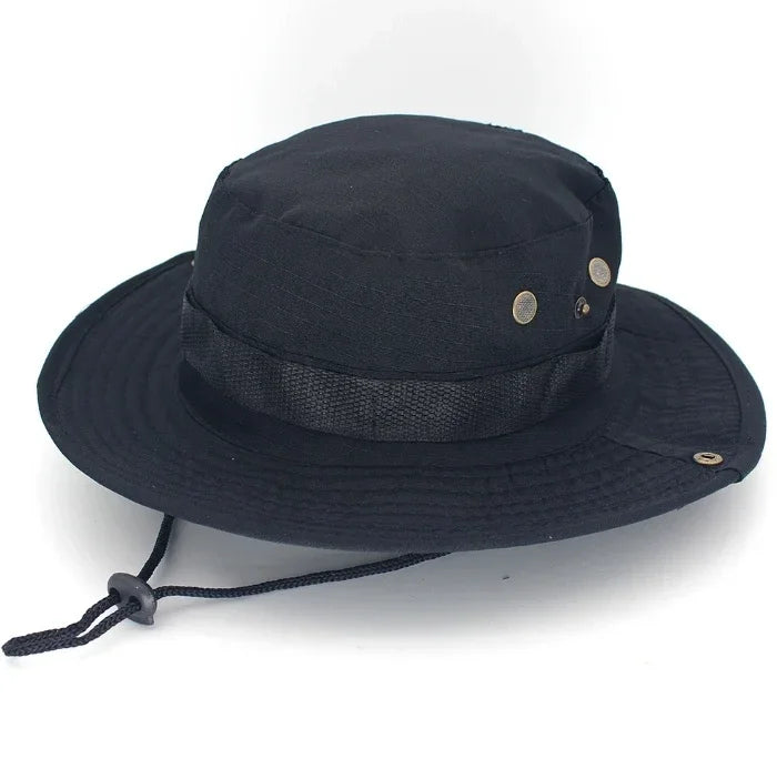 Chapeau de soleil pour hommes et femmes, casquette de Camouflage, pour Sports de plein air, seau, pêche, randonnée, chasse, 60CM