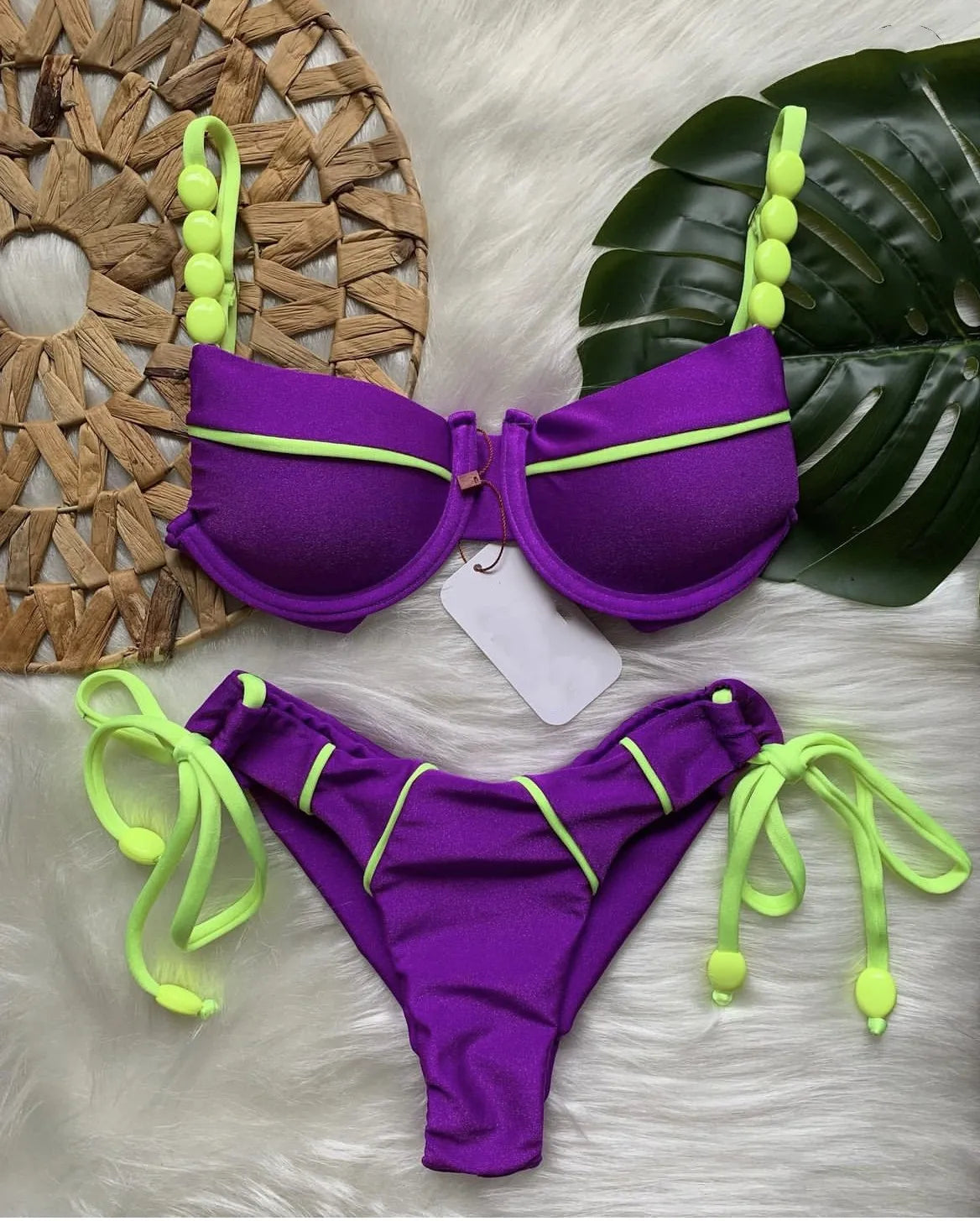 RUOTONGSEPT nouveau Sexy Push up Bikini ensemble maillot de bain femmes taille basse maillots de bain pour femme deux pièces maillots de bain 2023 maillot de bain