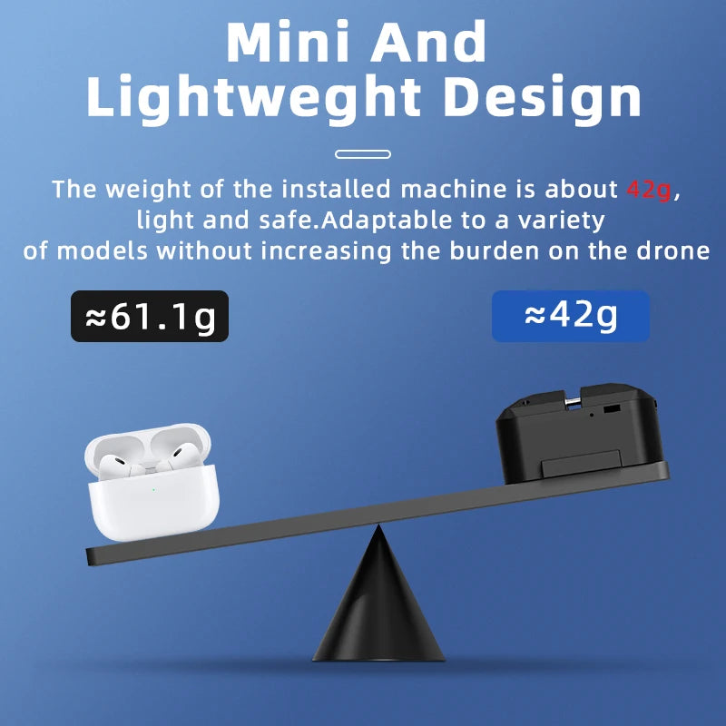 Système Airdrop pour drone — lanceur compatible drones, pêche, sauvetage, cadeau
