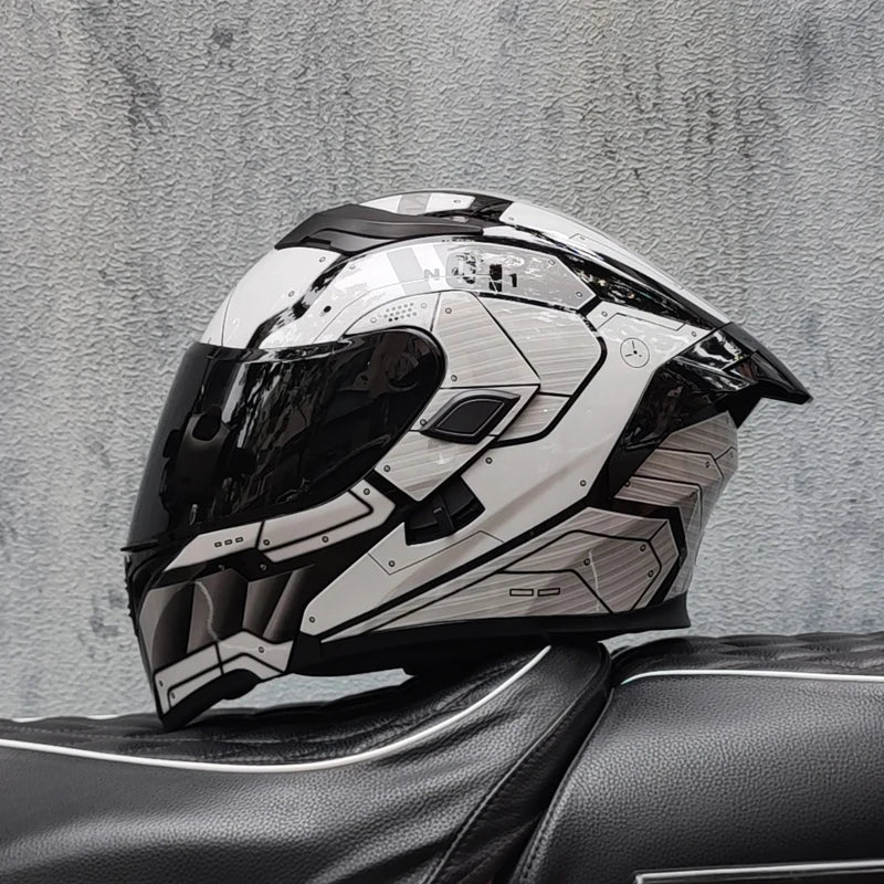 Cascos de moto ORZ doble visera, casco modular abatible aprobado por DOT, casco integral de motocicleta de carreras, casco de motocross DOT