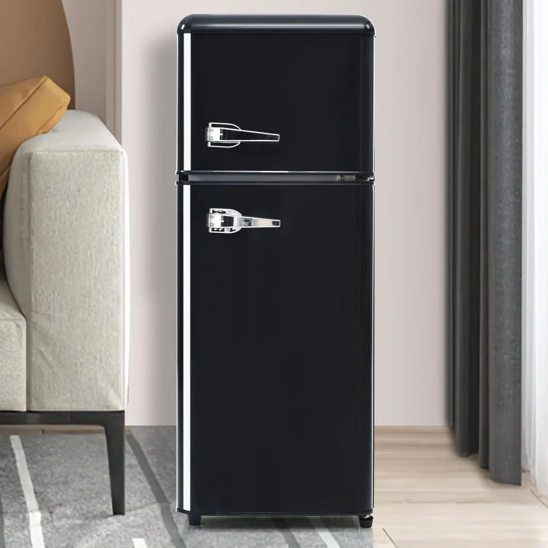 Réfrigérateur-Congélateur Combiné Double Porte — 92 L, 105,5 cm Hauteur, 41 cm Largeur