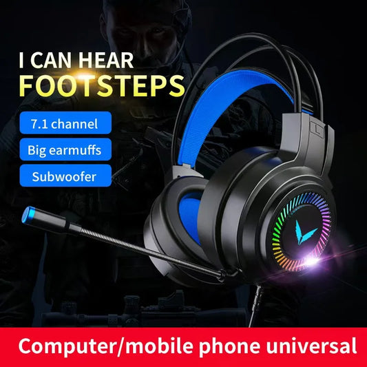 G58 Gaming Headset Wired 7.1 Channel PUBG Headphone Laptop Headset