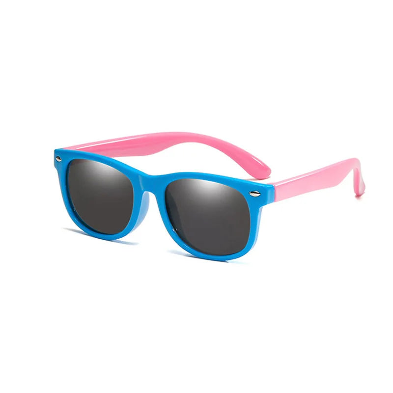 RUISIMO Gafas de sol polarizadas TR90 para niños y niñas, gafas de sol de silicona, gafas de seguridad, regalo para niños, bebés, gafas UV400