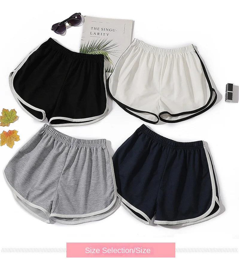 Pantalón corto elástico para mujer, holgado, de secado rápido, fino de verano, para fitness, ocio y ropa exterior. Instagram