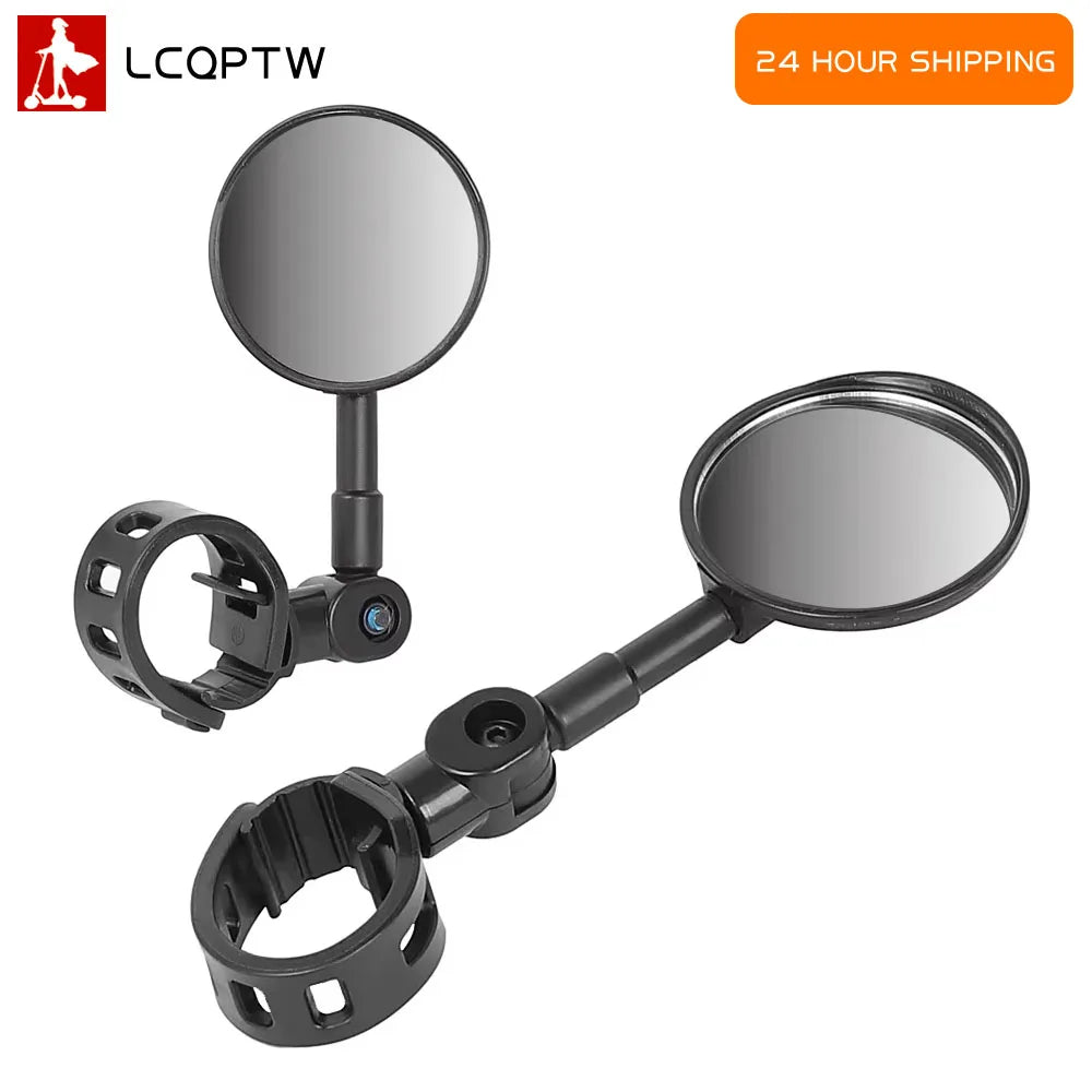 Espejo retrovisor ajustable para manillar de scooter eléctrico, para Segway Ninebot Max G30 G3 G2 F3 E3 Ninebot ZT3