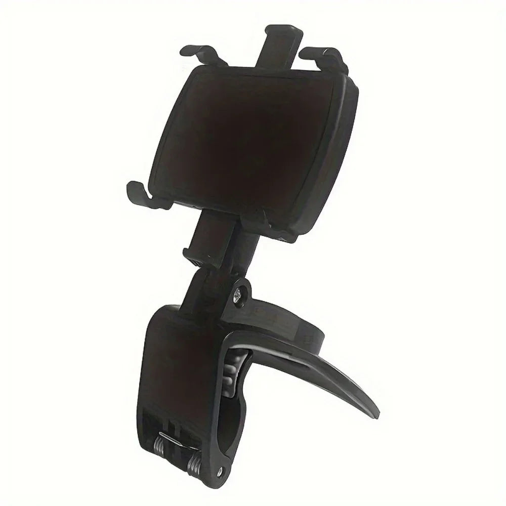 360 °   Support de téléphone de voiture rotatif, support universel pour téléphone portable, tableau de bord, support facile à clipser, support de téléphone portable pour la navigation GPS